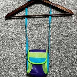 Vintage 90s Lids Purple Blue Classics Shoulder bag Purse Girls Small